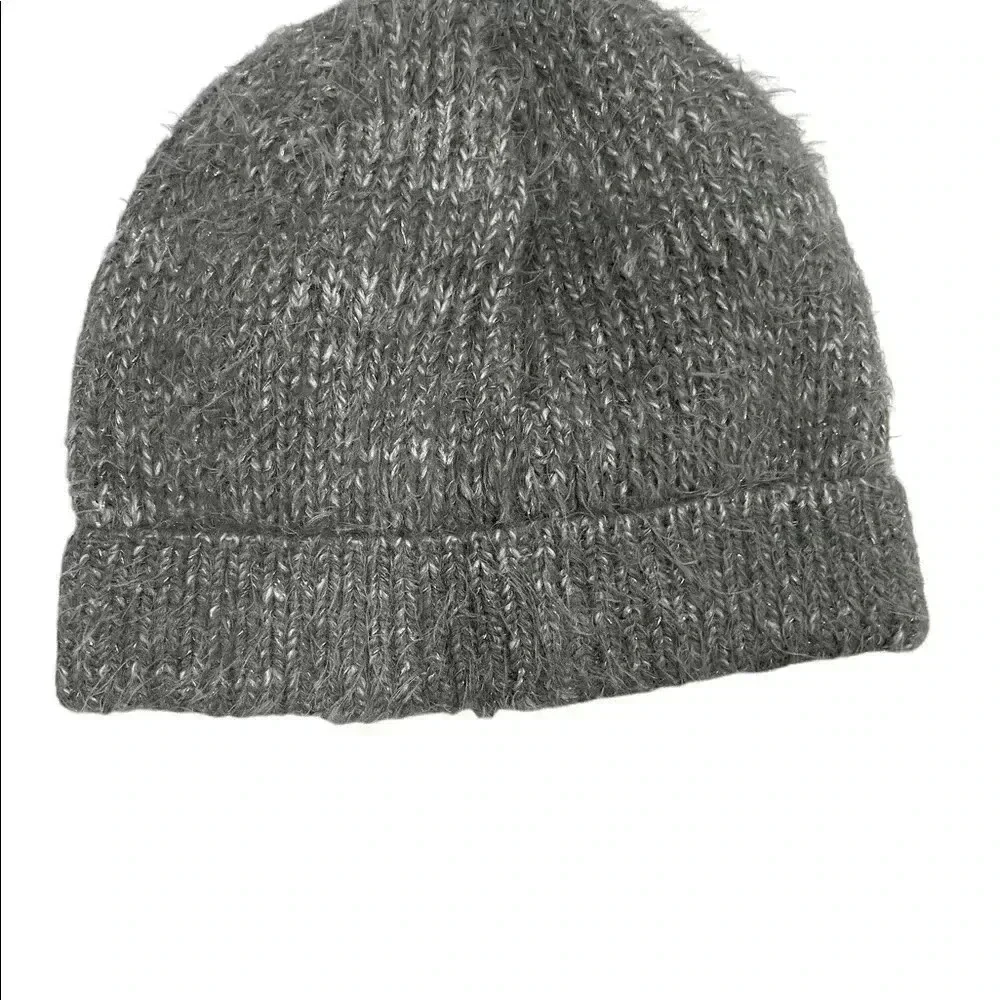 Abercrombie Kids Grey with Metallic Gold Beanie